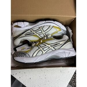 New ASICS GT-2160 Y2K men’s size 8 Runner Cream Mustard Rare 1203A320-106 TB